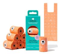 Adios Plastic - Compostable Dog Poop Bags with Handles, 120 Count (8 R