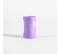 Adios Plastic Compostable Rolls in Lilac - Non Handle - 15 Bags - 1 Roll