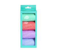 Adios Plastic Compostable Rolls in Rainbow - Non Handle - 120 Bags - 8 Rolls