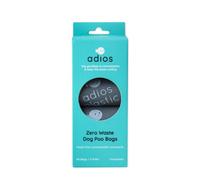 Adios Plastic Compstable Dog Poo Bags Grey 60 Bags