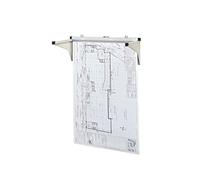Adir Corp. 616 Drop - Lift Wall Rack for Blueprints - Plans, Sand Beige