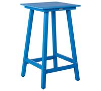 Beliani Garden Bar Table Adirondack 60 Cm 59 Cm Synthetic Material Blue