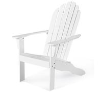 Adirondack Chair Acacia Wood Adirondack Lounger Chair w/ Slat Seating
