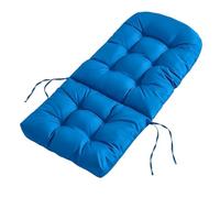 Adirondack Chair Cushs Waterproof UV-Resint Extra Thick Stuffing 112x48x10cm Outdoor Garden Rocking Chair Pillow Set of 2 (Blue1)