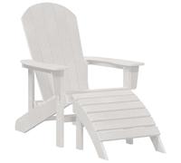 Adirondack Chair HDPE Outdoor Seating Garden Patio Furniture Relaxation vidaXL