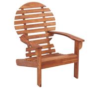 Adirondack Chair Solid Acacia Wood Brown 69x96x89cm Outdoor Patio Seat Ergonomic