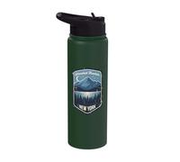 Adirondack Mountains New York Hiking Camping Outdoor Stainless Steel Insulated Water Bottle