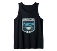 Adirondack Park New York Mountain Lake Camping Hiking Nature Tank Top