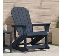 Adirondack Rocking Chair Navy Plastic 73.5x92x90cm Outdoor Garden Patio Seat