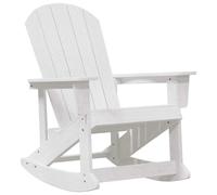 Adirondack Rocking Chair Plastic Outdoor Chair Garden Seating vidaXL
