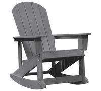 Adirondack Rocking Chair Plastic Outdoor Chair Garden Seating vidaXL