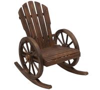 Adirondack Rocking Chair Porch Poolside Garden Lounging Outsunny