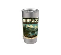 Adirondacks New York Gift Adirondacks Vacation Stainless Steel Insulated Tumbler