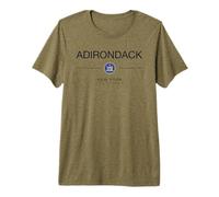 Adirondacks New York Upstate Adirondacks Gift Lake Placid Premium T-Shirt