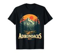 Adirondacks NY Hiking Mountains Nature Lovers Design T-Shirt