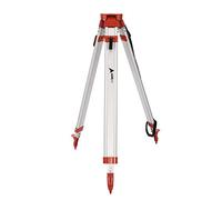 AdirPro Aluminum 5/8-Inch 11-Threaded Flat Head Heavy Duty Contractor Tripod with Quick Clamp (Orange)