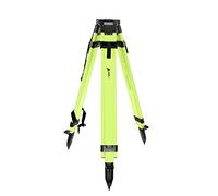 AdirPro Universal Survey Tripod - Laser Level Tripod - Transit Level Tripod - Quick Clamp - Heavy Duty Contractor Tripod 5/8” x 11” Thread (Green Aluminum)