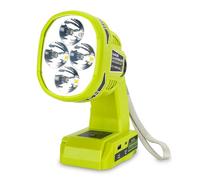Adisipsoarin Cordless LED Flashlight for Ryobi 18V Battery, 22W LED Work Light with USB-A&USB-C 2.1A Fast Charging Ports for Jobsite, Car Repairing, Camping, Emergency