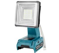 Adisipsoarin Cordless LED Work Light for Makita 18V LXT Battery, 25W LED Floodlight with USB-A&USB-C 2.1A Fast Charging Ports for Jobsite,Car Repairing,Camping,Emergency(Battery not Included)