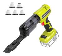 Adisipsoarin Cordless Vacuum Cleaner for Ryobi 18V Battery Electric Handheld Vacuum Cleaner 105AW Strong Suction Portable Vacuum Cleaner for Floor Carpet Car Home (Battery Not Included)