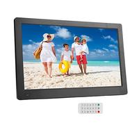 ADITAM 15.6 Inch HD Digital Picture Frame, 1920X1080P IPS LED Digital Photo Frame, Support Video, Music, Slide Show, Remote Control, Timer Switch, Calendar for Home, Gift(UK) Double the comfort