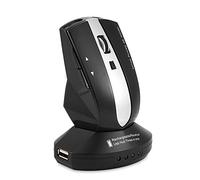 ADITAM 2.4GHz Wireless Rechargeable Mouse, Optical Gaming Mice, Energy saving, Charging Stand with Indicator Lights, for PC Tablet Laptop Office Home Travel(black) Double the comfort