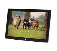 ADITAM Digital Picture Frame 17 Inch, 1080P Large LED Digital Photo Frame, Slideshows Video Player Support Music, Calendar, 32GB TF Card Slot, Wall Mountable for Gift, Black Double the comfort