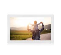 ADITAM Digital Picture Frame, 18.5in Smart Photo Album HD Advertising Machine Portable Display Touch Screen Electronic Photo Album Gift for Friends and Family(UK) Double the comfort
