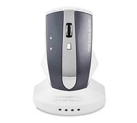 ADITAM Rechargeable Wireless Mouse, Optical Gaming Mouse, Ergonomic Mouse, 3-Port USB Hub, Wireless 2.4GHz, Energy-saving Design Double the comfort