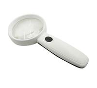 ADITAM Screen Magnifier USB Rechargeable Portable Hand-held Magnifying Glass LED lamp Elderly Read Repair 5 * 12X Magnifier Magnifying HD Magnifier with LED Light Double the comfort