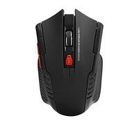 ADITAM Wireless Mouse, 3 Levels DPI Adjustable Optical Mouse, Computer External Device with USB Receiver, Ergonomic Shape Design Mouse, Accurate Positioning(black) Double the comfort