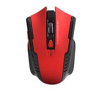 ADITAM Wireless Mouse, 3 Levels DPI Adjustable Optical Mouse, Computer External Device with USB Receiver, Ergonomic Shape Design Mouse, Accurate Positioning(red) Double the comfort