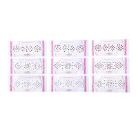 Aditri Creation Bindi Pack of 9 Crystal Designer Jewel for Forehead Face Tikka Multicolored Bindiya Stickers Adhesive Stone Bindi Tattoos for Bride Diwali Gift Return Gifts