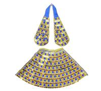 Aditri Creation Decorative Single Laxmi Durga Devi MATA Dress poshak vastra Cloth lehanga Chunari Puja Item for Idol Statues for Indian Traditional Navratri Festival Decoration(Size :- 6")(Blue)