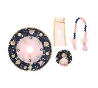 Aditri Creation Laddu Gopal Dress Cloth Bhagwan Poshak of God Mukut Bal Gopal Kanha Krishna Dev Vastra for Metal Idol Statue for Indian Traditional Janmashtami Festival Decor(Size:- 8")(Pink,Blue)