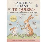 Adivina cuánto te quiero libro de actividades con pegatinas