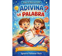 Adivina la palabra libro de juegos: juego de mesa portable