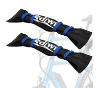 Adiwo 2 Pack Bicycle Handlebar Protector, 90cm Waterproof Ebike Handlebar Cover with Zipper and Upgraded Adjustable Adhesive, Durable Oxford Material, Dustproof, Stainproof, Suitable for all Seasons