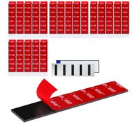 Adiwo Double-Sided Adhesive Pads, 20 PCS Extra Strong 3M VHB 5962 Double Sided for Car License Fixing, Sticky Foam Pads, Heavy Duty Mounting Tape, Weather Resistance,Multipurpose for Car Home Office