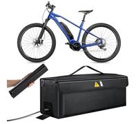 Adiwo Ebike Battery Bag, Fireproof, Explosion-Proof Lipo Safe Bag,Extra Large Battery Safety Box, including fastener, zip, cable guide for storage, transport, charging case