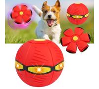 Adiwo Flying Saucer Ball Dog Toy, Pet Toy Flying Saucer Ball, Portable Saucer Toy, Outdoor Decompression Magic Ufo, Deformed Parent-Child Toys for Outdoor Sports Beach Games
