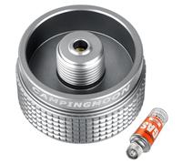 Adiwo Gas Tank Refill Adapter, Portable Outdoor Gas Tank Refill Adapter, Spiral Valve Adapter, Outdoor Portable Air Pressure Valve Charging Valve, Multi-Function Camping Tank Exhaust Valve