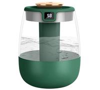 Adiwo Humidifier for Bedroom, 1.8L Cool Mist Humidifiers with Smart Humidity Display, Mini Air Humidifier, Ultra-Quiet 20dB, Night Light, 20H Runtime, Waterless Auto-Off for Home Baby Office, Green