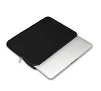 Adiwo Laptop Sleeve for 13 Inch, 360° Protective Puffy Laptop Sleeve, Two-Way Metal Zipper, Hidden Stitching, Compatible with 13 Inch MacBook, Asus, Dell, HUAWEI, iPad Pro/Air, Black