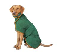 Adiwo Microfibre Dog Bathrobe, Bath Towel, Quick-Drying Dog Bathrobe, Extra Absorbent and Quick Drying with Adjustable Fastening, M