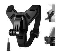 Adiwo Motorcycle Helmet Chin Mount Strap, Helmet Chin Mount Clip, Non-Slip Silicone, Motocross Accessories for GoPro Hero Models 13, 12, 11,10, 9, 8, 7, 6, 5, OSMO Action Series and Other Brands