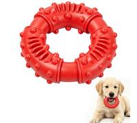 Adiwo Pet Rubber Ring Teething Chew Dog Toy, Dog Chew Ring Toy