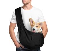 Adiwo Puppy Carrier, Dog Carrier Bag Shoulder Tote, Reversible Hands-free Dog Carry Sling for Small & Medium Dogs & Cats, Soft & Comfortable, for Outdoor Walking, Travel, Shopping