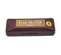 ADIYA Harmonica Suzuki Folkmaster Standard Beginner Diatonic Blues Harmonica 10-hole A Ab B Bb C D Db E Eb F F-# G (B)