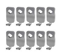 Adiyer 10pcs SUS304 Picture Hook Stainless Steel Mirror Photo Frames Hangers (T-Hanger M)